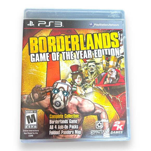 Borderlands -- Game of the Year Edition (Sony PlayStation 3 2010) PS3 Video Game - Picture 1 of 3